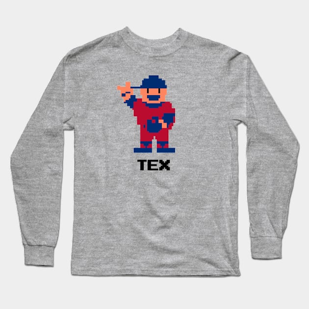 R.B.I. Baseball - Texas Long Sleeve T-Shirt by The Pixel League